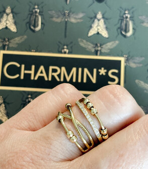 Charmin&#039;s Twisted Ring Balls Anxiety Fidget Steel R1360