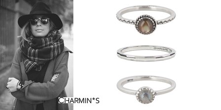 Charmin&#039;s Zilveren Ring Labradorite Edelsteen R296 