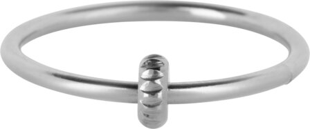 Charmin&#039;s Rollend Schijfje Anxiety Fidget Ring Staal R1354