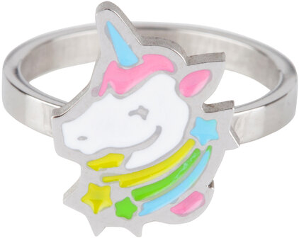 KIDZ 45 steel children&#039;s rings with enamel in 3 sizes in Display Easy Order (4)