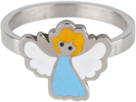 KIDZ 45 steel children&#039;s rings with enamel in 3 sizes in Display Easy Order (4)