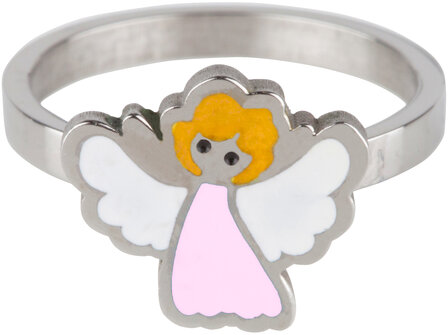 KIDZ 45 steel children&#039;s rings with enamel in 3 sizes in Display Easy Order (4)