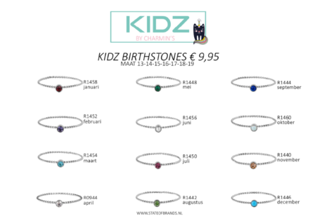 45 Steel colored twisted children&#039;s rings in 3 sizes in Display Easy Order KIDZ (5)