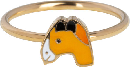 45 steel enamel and gold animal children&#039;s rings in 3 sizes in Display Easy Order KIDZ (14)