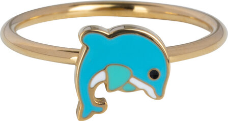 45 steel enamel and gold animal children&#039;s rings in 3 sizes in Display Easy Order KIDZ (14)