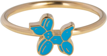 45 steel enamel and gold animal children&#039;s rings in 3 sizes in Display Easy Order KIDZ (14)