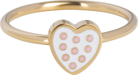 45 Steel gold hearts and stars children&#039;s rings in 3 sizes in Display Easy Order KIDZ (20)