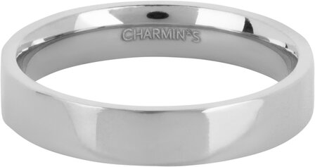 Charmin&#039;s Caterpillar Angled Base Ring 4mm Steel R1559