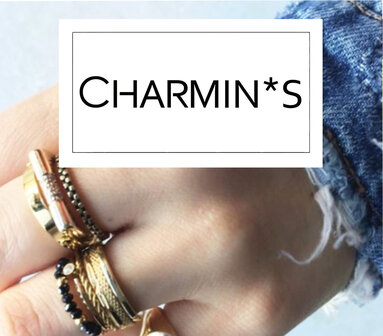 Charmin&#039;s ringen staal &amp; gold