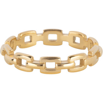 R1542 Goudkleurige Stoere Grove Anker Chain Staal
