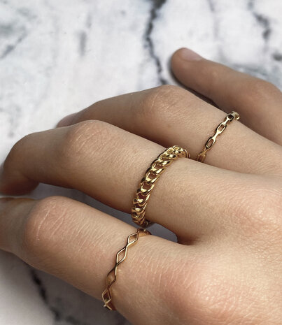 R876 Heavy Half Chain Staal