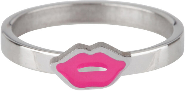 KIDZ 45 stalen kinderringen met emaille in 3 maatjes in Display Easy Order 