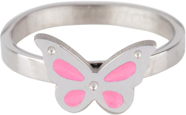 KIDZ 45 stalen kinderringen met emaille in 3 maatjes in Display Easy Order 