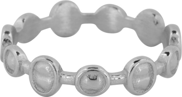 Charmin's Ring Matte and Shiny Rounds and Ovals Steel R1236