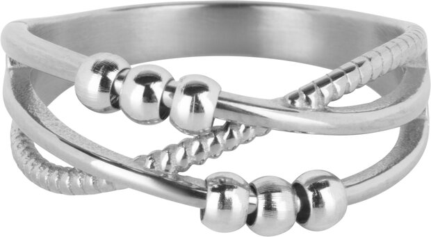 Charmin's Twisted Ring Balls Anxiety Fidget Steel R1360