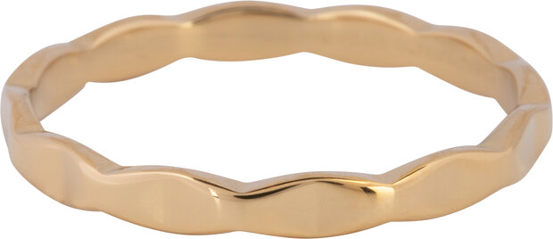 Charmin's Ring Origami Diamond Gold-coloured steel R1239