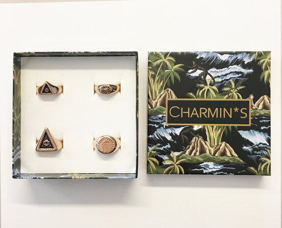 Charmin's Narrow Display Eco Cardboard 4 Rings 5537