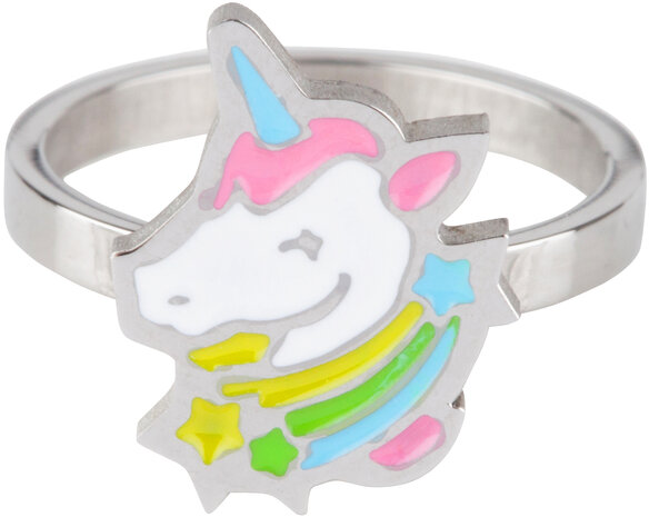 KIDZ 45 steel children's rings with enamel in 3 sizes in Display Easy Order (4)