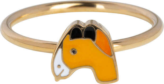 45 steel enamel and gold animal children's rings in 3 sizes in Display Easy Order KIDZ (14)