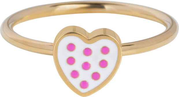 45 Steel gold hearts and stars children's rings in 3 sizes in Display Easy Order KIDZ (20)