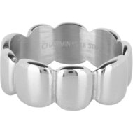 Charmin&#039;s Brede Stalen Ring Gladde Ovalen R1392