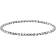 Charmin&rsquo;s Gedraaide Ring Staal 0,75mm R1436