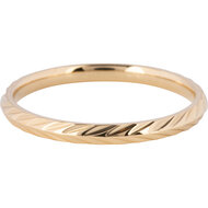 Charmin&#039;s Ring Leaves Shiny Goud R1243