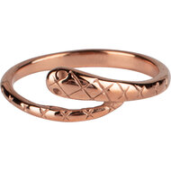 Charmin&rsquo;s vintage ring R1018 Lucky Snake Rosegoldplated