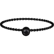 R951 Shine Bright Twisted Black and black crystal