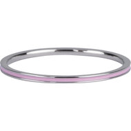  Charmin&#039;s Smalle Ring Petite Steel Pastel Roze Emaille R924