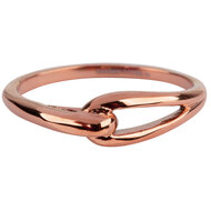 Charmin&rsquo;s Ring Enkele Knoop Rosegoudkleurig R0885