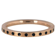 Charmin&rsquo;s ring R870 Round And Round Dots rosegold