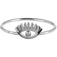 R761 Lashes Shiny Steel