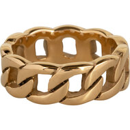 Charmin&rsquo;s statement ring R1006 Super Heavy Chain Goldplated