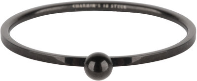 R531 Dot Ring Black steel