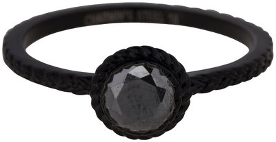 809 charmin's ring steel shiny iconic vintage black