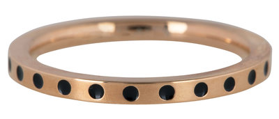 Charmin’s ring R870 Round And Round Dots rosegold