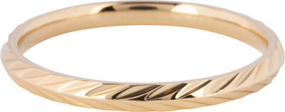 Charmin's Ring Leaves Shiny Goud R1243