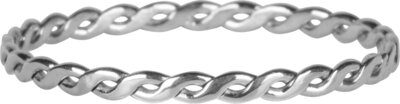 R774 Curvy Tiny Chain Shiny Steel