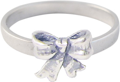 Ring KR35 'Cubic Diamond Bow'