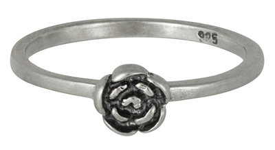 Ring R073 Silver  'Rose'