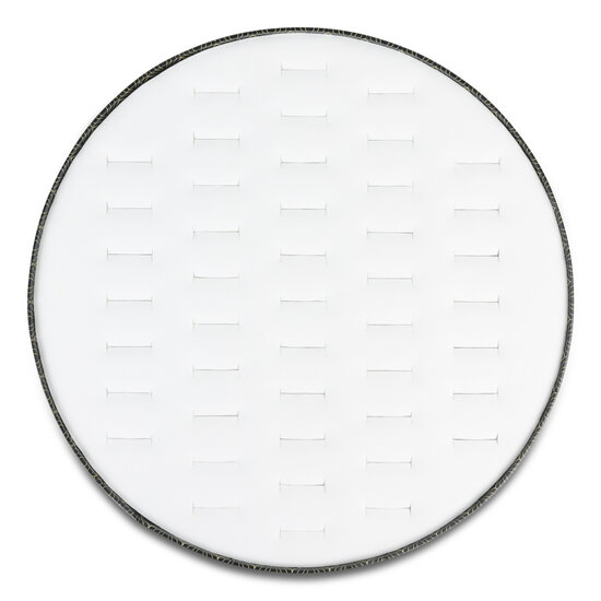 Charmin's Round Flat Display White and Print 5557