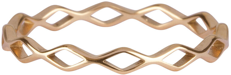 Charmin’s goudkleurige stapelring R905 Ace Chain Goldplated