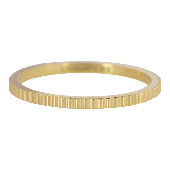 RING R399 GOLD 'STEEL BRICKS'