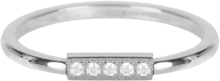 R540 Tube Crystal CZ Shiny Steel