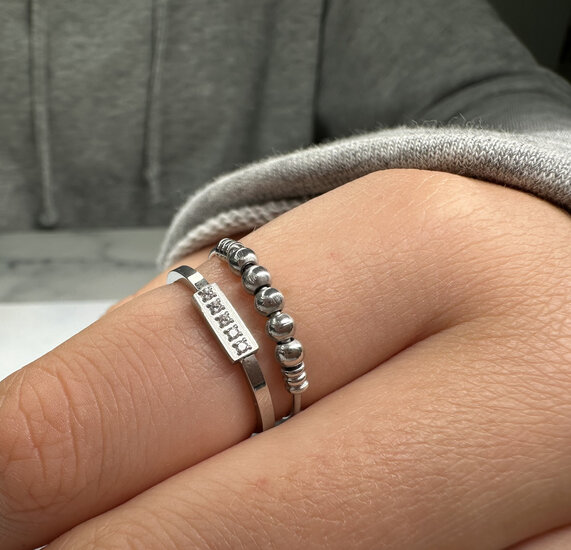 R540 Tube Crystal CZ Shiny Steel