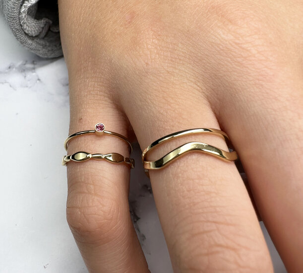 R693 Basic Petite Gold Steel
