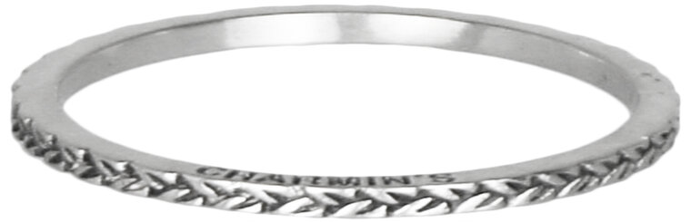 Ring R224 Silver 'Braided'