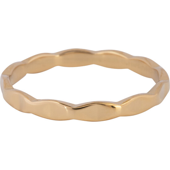 Bague Charmin Origami Diamant Gold-coloured Acier R1239