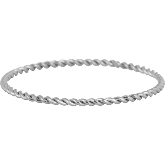 Charmin's Bague Torsadée Acier 0.75mm R1436